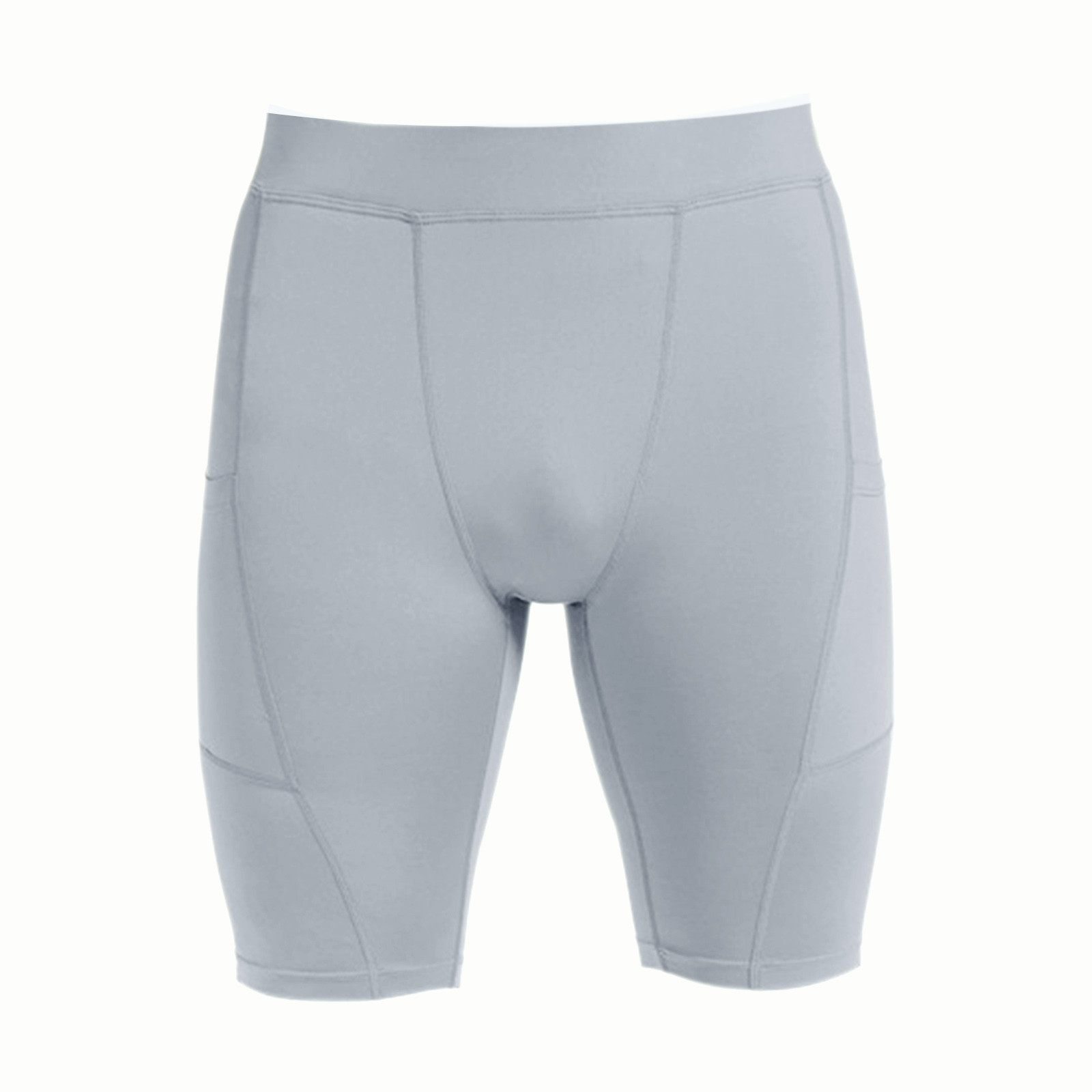 thumbnail image 5 of Pantalones cortos de compresión para hombre, prenda interior deportiva, mallas de entrenamiento para correr, tejido elástico de secado rápido para baloncesto/fútbol (M-XXXL), 5 of 5